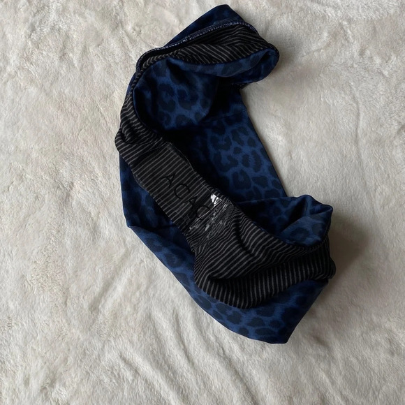 New! Acacia Mateo bikini bottom leopard animal print blue Amur 19792 - Picture 12 of 13